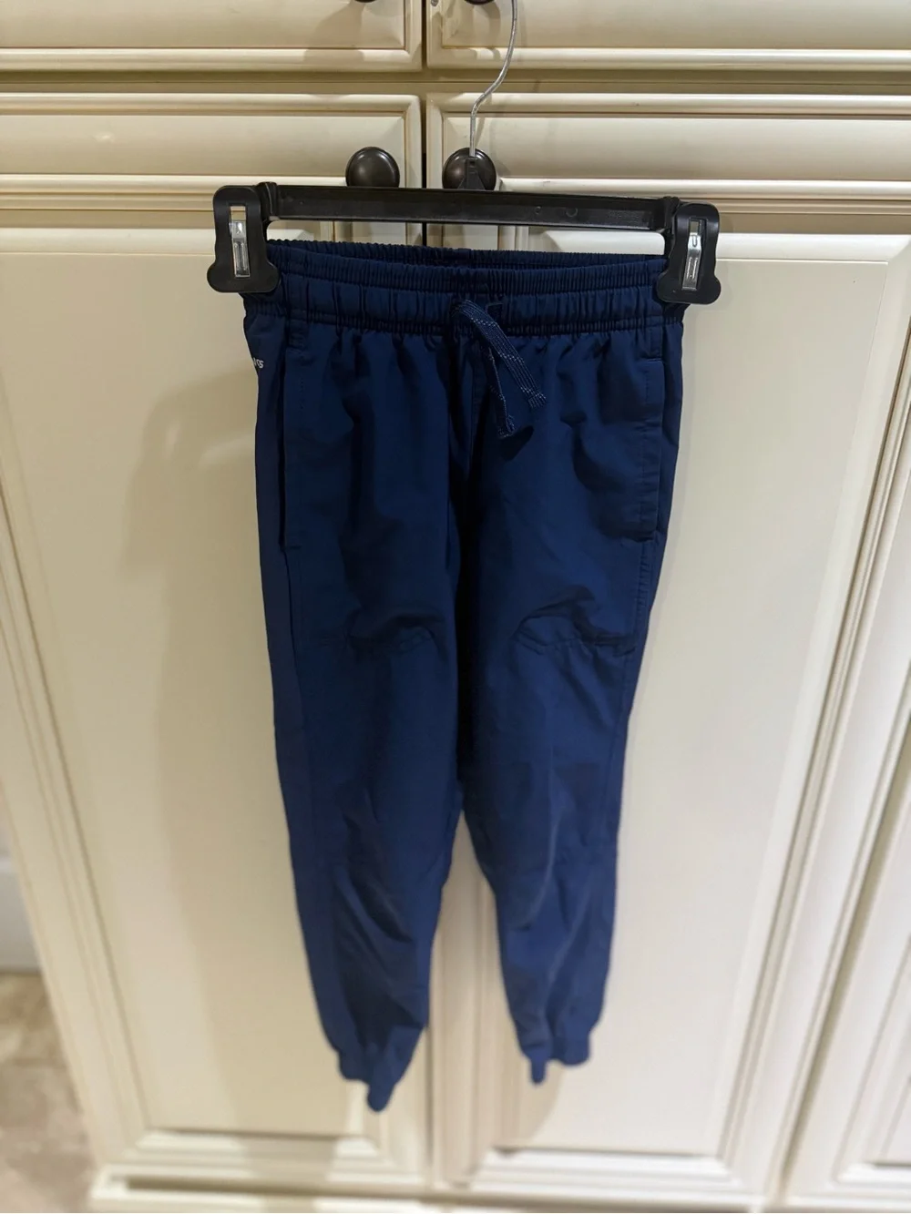 Athletic Works Navy Elastic Drawstring Performance Pants